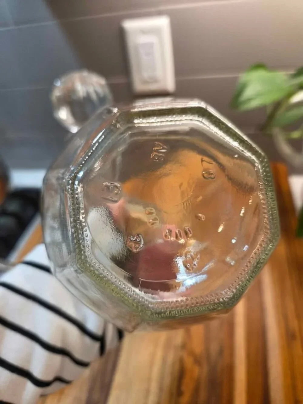 3 decanters or bottles